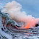 Illustration for article titled Extremely dangerous lava surf photography is completely worth the risk